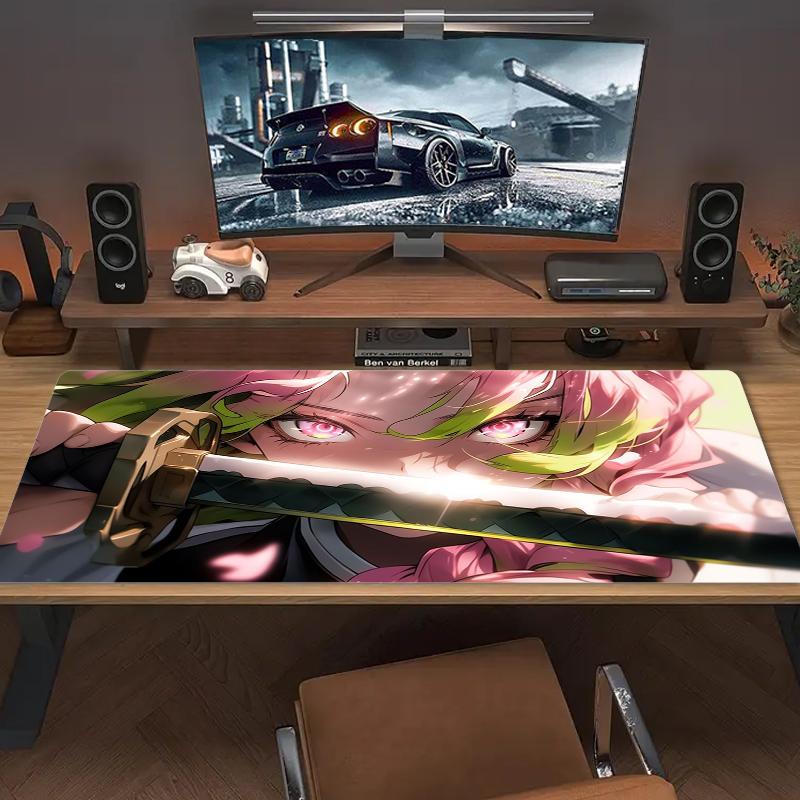 Beliebter Anime Mauspads Große Gaming Tischunterlage Rutschfest Laptop Tablet Großes Mauspads Xxl Matte Mini PC Spielmatte Mit Verriegelter Kante