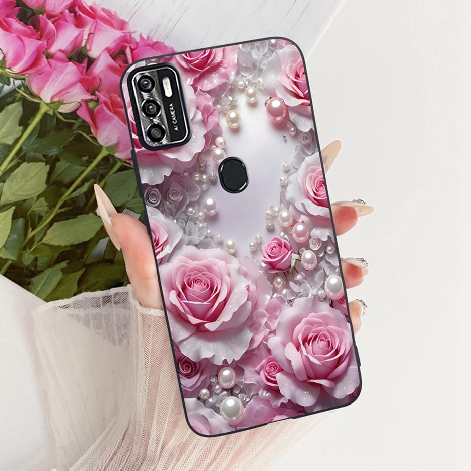 For ZTE Blade A7s 2020 Case A7020 Cute Lion Fashion Painted Cover Soft TPU Matte Phone Case For ZTE Blade A7s 2020 BladeA7s Bags