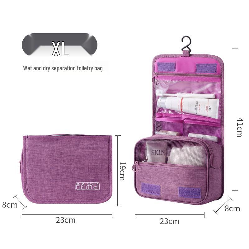 

Чоловіча дорожня косметичка великої місткості з відділенням для сухого/вологого