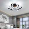 Modern Simple LED Ceiling Fan Lamp with Remote Control Dining Room Bedroom Lamp Silent Ceiling Fan Light Fixture Indoor Lighting