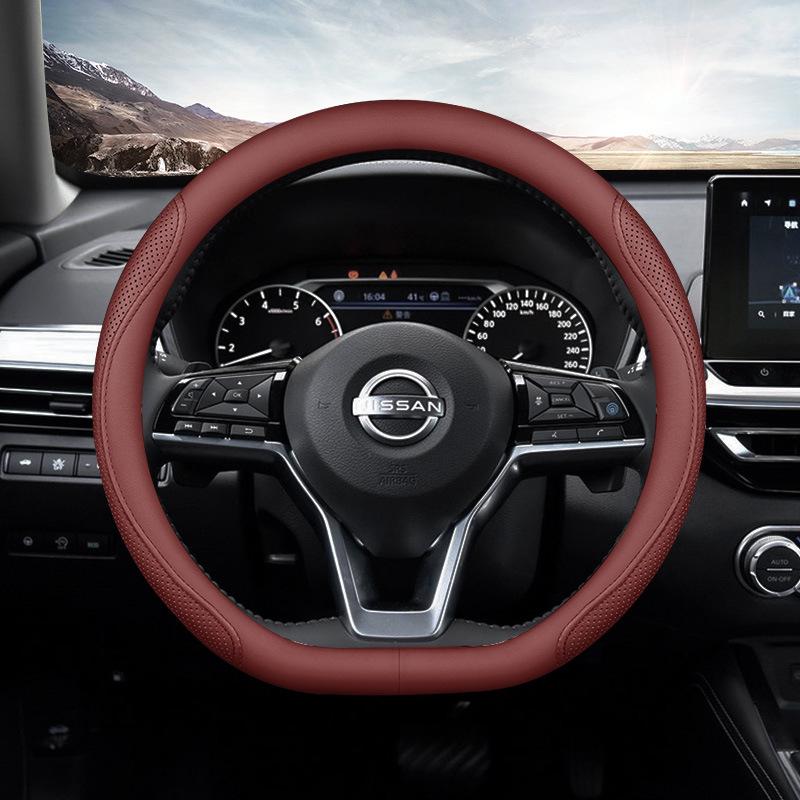 Rutschfeste Universelle Lenkradabdeckung für Nissan Sylphy, Teana, X-Trail, Qashqai, Kicks - Leicht & Ultradünn für Alle Jahreszeiten