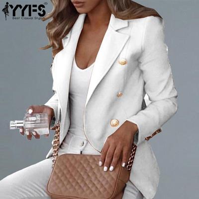 Women's Fashion Casual Spring Fall Houndstooth Print Long Sleeve POLO Neck Blouses & Shirts