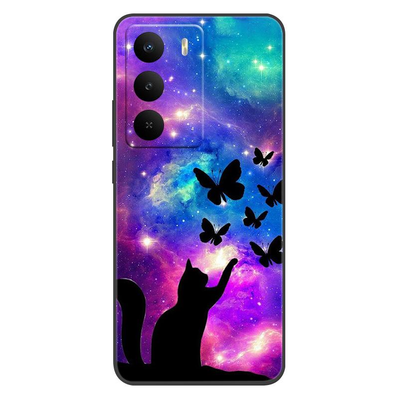 For Realme 14x 5G Case Silicone Luxury Space Soft Bumper for Realme 14X Phone Cover Realme14x RMX5020 TPU Funda Fashion Bag