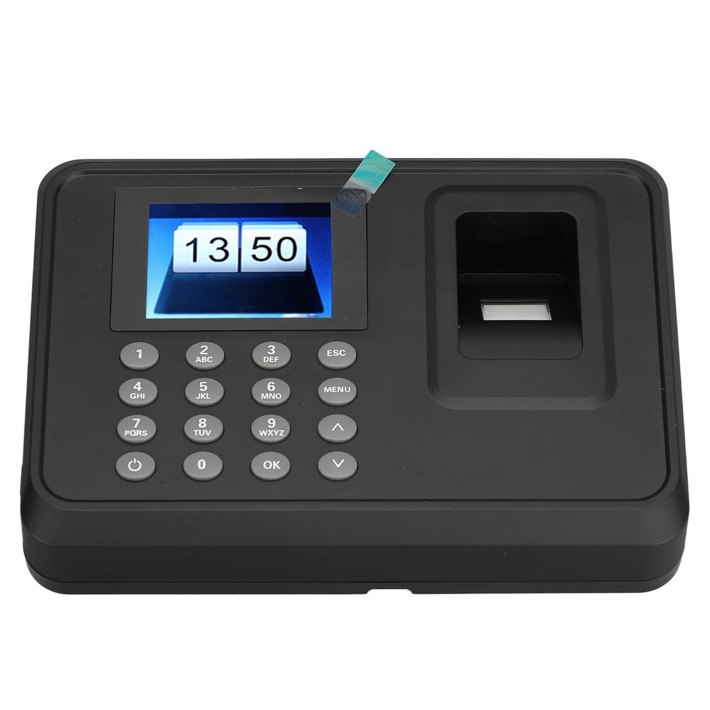Fingeravtryck Lösenord Tidklocka 2,4 tums TFT Färgskärm 1000 Fingeravtryck Närvaromaskin