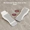 1-Pack Spring Door Security Stopper, Non-Slip Adjustable Heavy Duty Door Stop, Portable Anti-Slip Door Holder