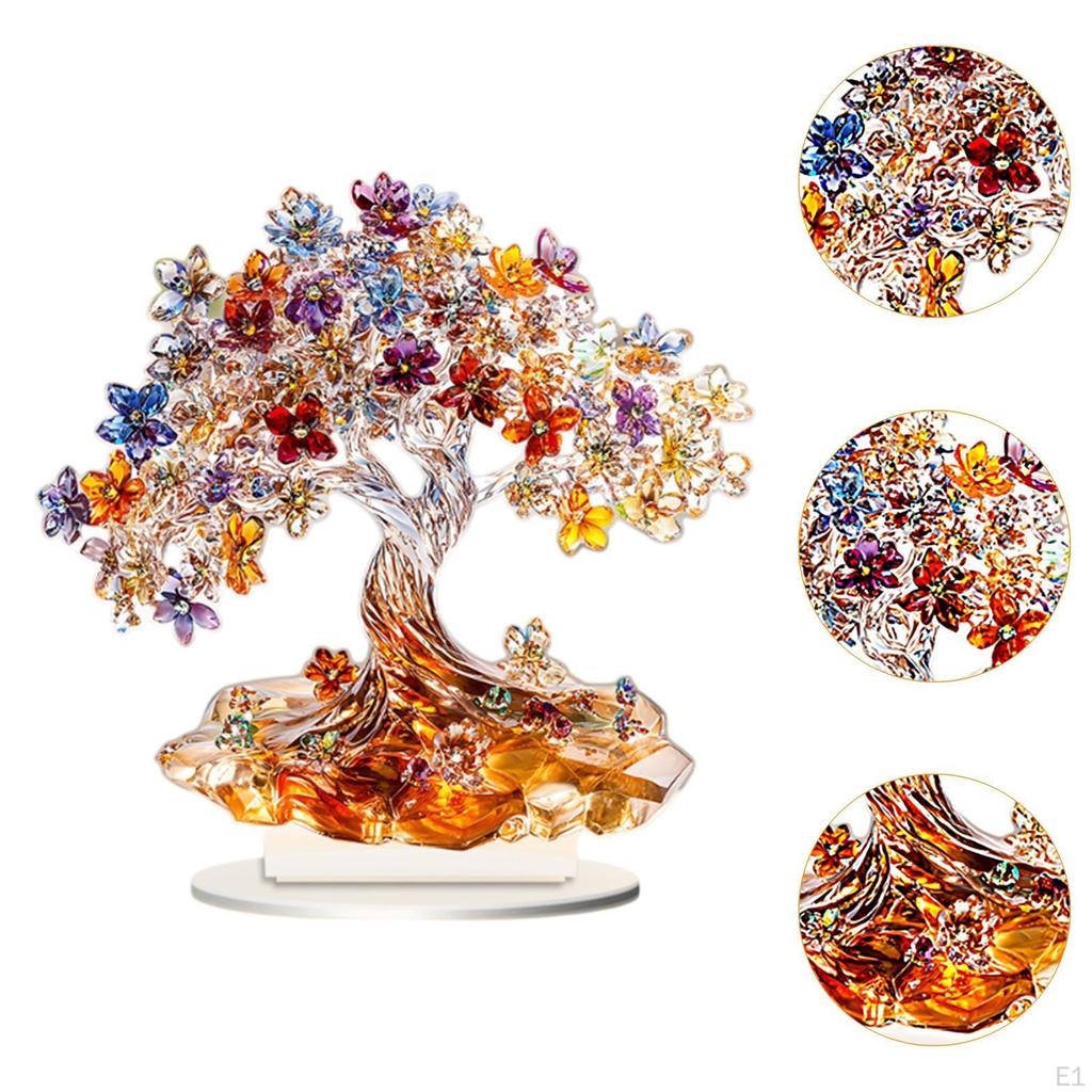 2D Flat Sign Acrylic Tree Decor for Home Centerpiece