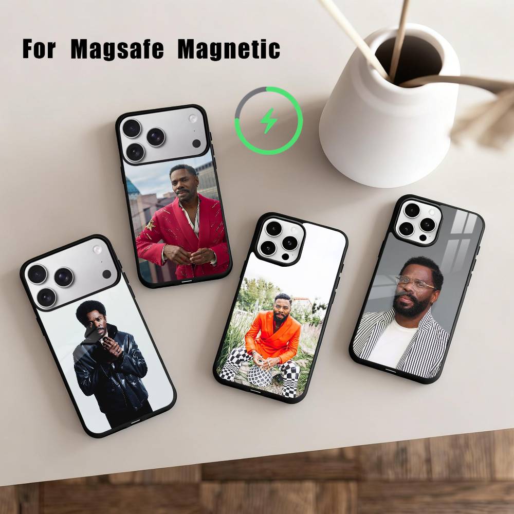 1PC Actor C-Colman D-Domingo Phone Case For iPhone17,16,15,14,13,12,11 Plus,Pro Max Magnetic For Magsafe Wireless Charging