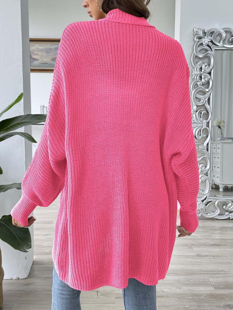 Women's Wool Sweater Fall Winter New Style Outerwear Women's Casual Fashion Loose Knit Cardigan