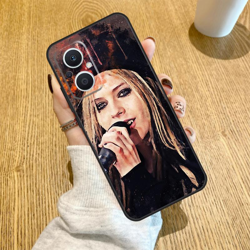 Singer Avril Lavigne Case For OPPO Reno 8T 3 4 5 6 7 8 Lite 2Z 4Z 5Z OPPO Find X3 Neo X2 X5 Lite X6 Pro Cover