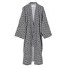 Yukata One Room Makeup Japanese Front Easy To Put On and Take After Married Black Bathrobe, Jinbei, Style, Piece, Wear, Loungewear, Wear, Nightwear,