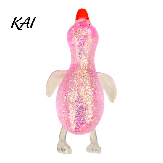 Calming Sensory Toy Glitter Cartoon Animal Fidget for Adults Kids Cute Pig Duck Anxiety Relief Squeeze Turtle Stress Easter Basket Stuffer Holiday