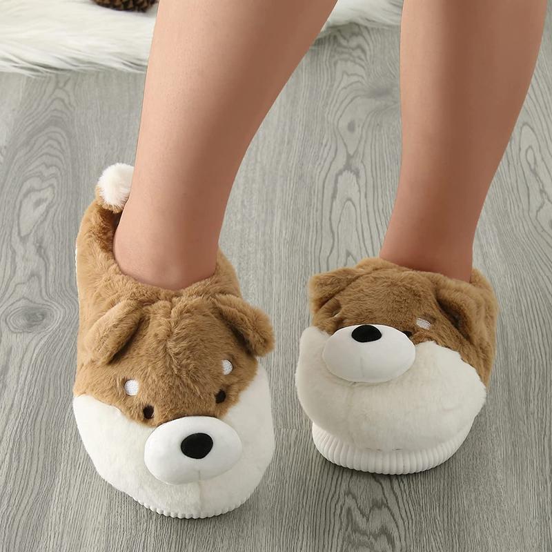 Room Shoes, Winter Slippers, Women's, Fluffy, Fluffy, Cute, Animal Slippers, Indoors, Warm, Insulating, Cold Protection, Indoor Shoes