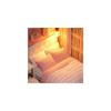 Cuteroom DIY Wooden Dollhouse Kit with LED Light and Music Box Dust Cover Furniture and Miniature Accessories Set