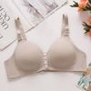 Women Front Clasp Wire Free Back Beautifying Tank Style Thin Plus Size Bra