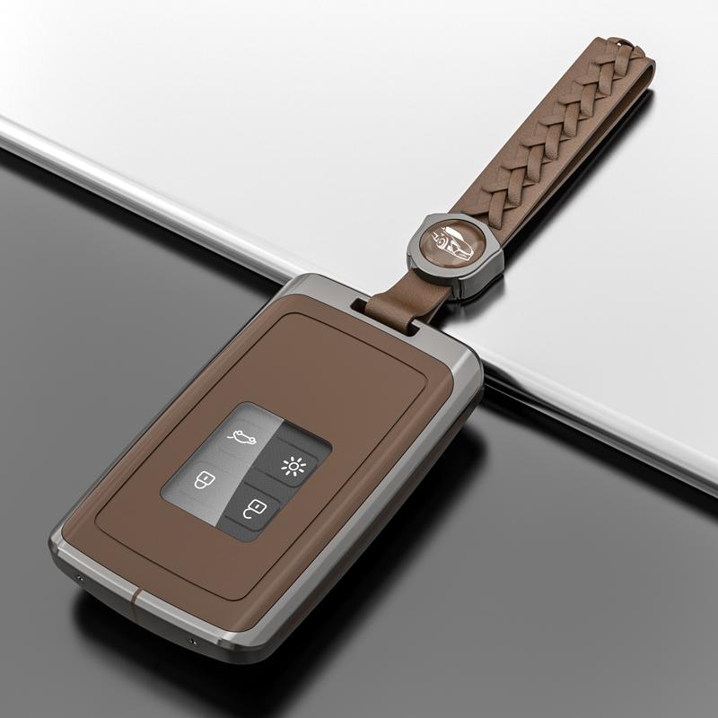 Pouzdro na klíček ze slitiny zinku na auto pro Renault Captur Megane Talisman Espace Clio Zoe Koleos Scenic 4 Arkana Dacia Sandero