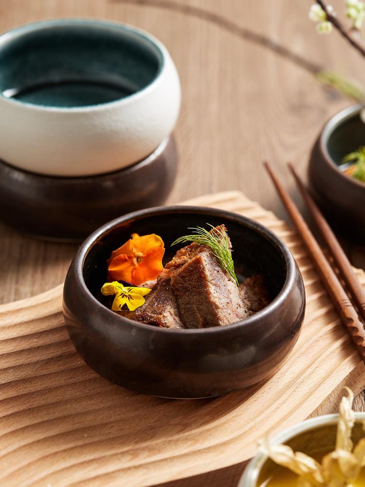 Ceramic Soup Bowls Hotel tableware Salad Pasta Dessert Bowl Kitchen Tableware Microwave Oven Tableware Household Noodle Bowls