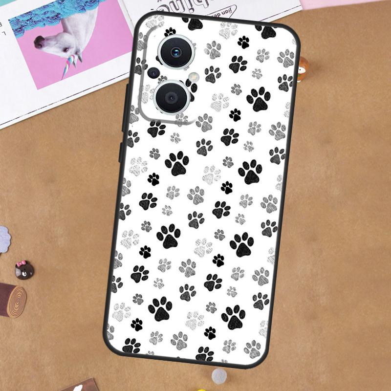 Katze Hund Pfoten Hülle Für OPPO Reno 8T 4Z 5Z 11F 8 10 11 Pro 5 6 7 Lite OPPO Find X6 Pro X2 X3 X5 Lite Abdeckung