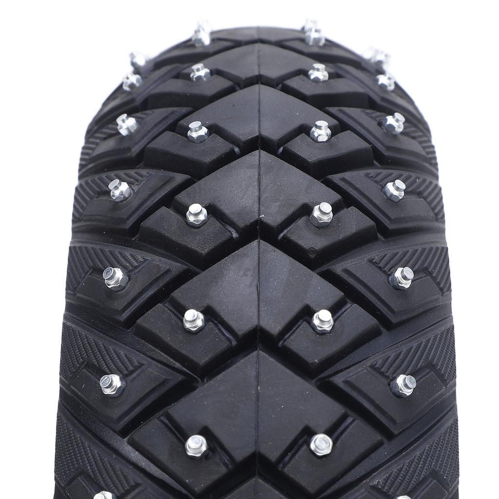 10x2.70 6.5 (10x2.75) Electric Scooter Tire with Anti Slip Screws Three Color Line Rubber Honeycomb Shock Absorption Solid Tire for Snow Off Road