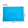 S-160 ESD Silicone Soldering Mat Magnetic Heat Insulation Working Platform Pad PC Phone Maintenance Parts Convenient Placement