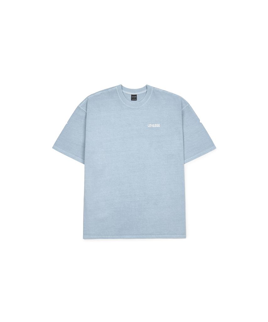 Leubase Old School Overfit Tee – Pigment Sky