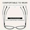 1 Pair Of New High-End Metal Cat'S Eye Frame Fashion Anti-Blue Light Color-Changing Glasses For Men And Women