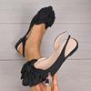 Fashion 2025 Summer Closed Toe Women's Sandals Fashion Butterfly-knot New Plus Size Slip-on Best Seller Light Comfortable Flat Sandals