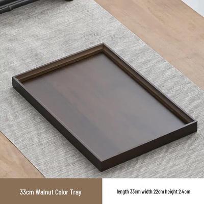 ZISIZ Rectangular Bamboo Serving Tray