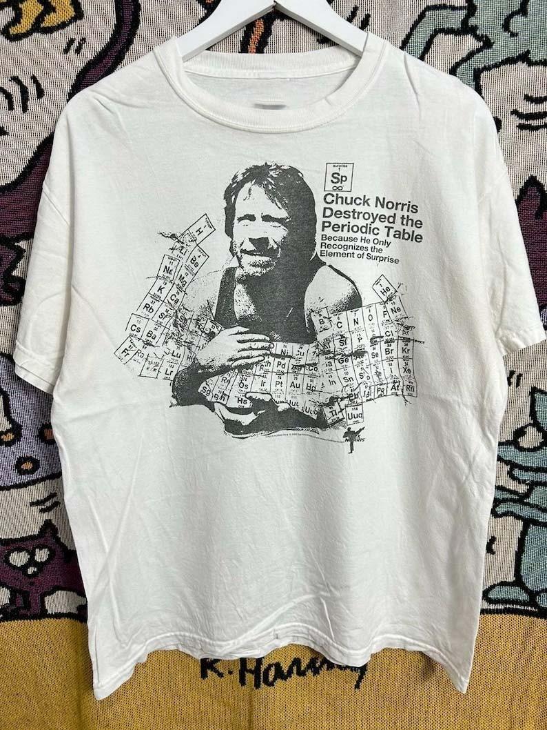 New Vintage 2000s Chuck Norris Gift For Fans Unisex S-5XL Shirt CA753 Unisex T-Shirt S