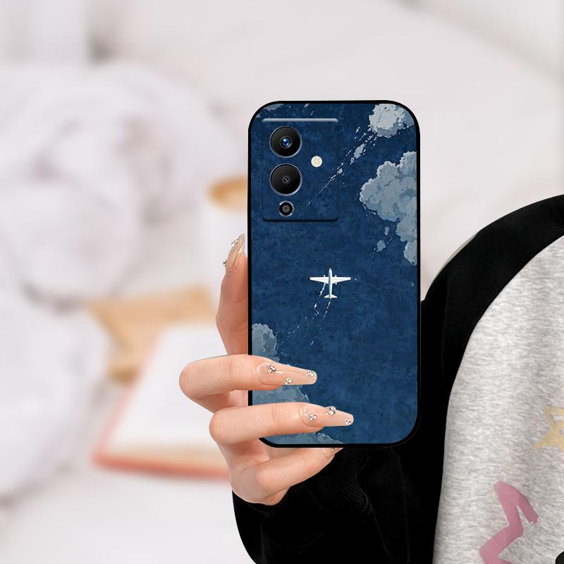 Für infinix NOTE 12 PRO 5G Hülle X671B TPU Wolf Katze Silikon Stoßfänger Abdeckung für Infinix Note 12 Pro 5G Handyhülle Note12 Pro 5G