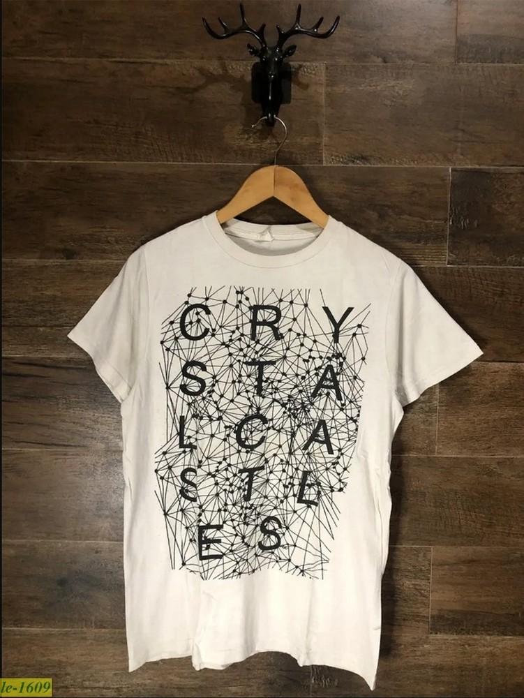 2008 Crystal Castles Crimewave Белая Футболка Размер S5XL Унисекс Футболка M