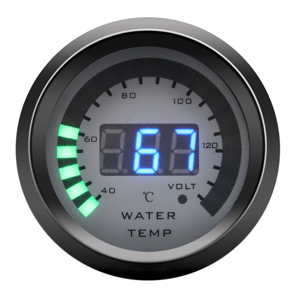 2" 52mm Digital Air Fuel Ratio Gauge Tachometer Voltmeter Boost Vacuum Water Temp Oil Temp Oil Press EGT Gauge AFR for 12V Car