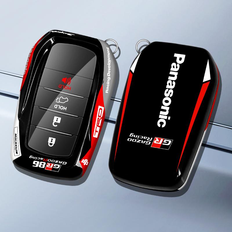 2024 New Fashion car key case bag Shell For for Toyota Camry Highlander BVNCH7 Corolla Crown Prado GR 86 Reiz 2015 2016 accessories