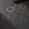 Minimalist Women's Multilayer Alloy Bracelet Set - 10-Piece Cuban Chain Style.