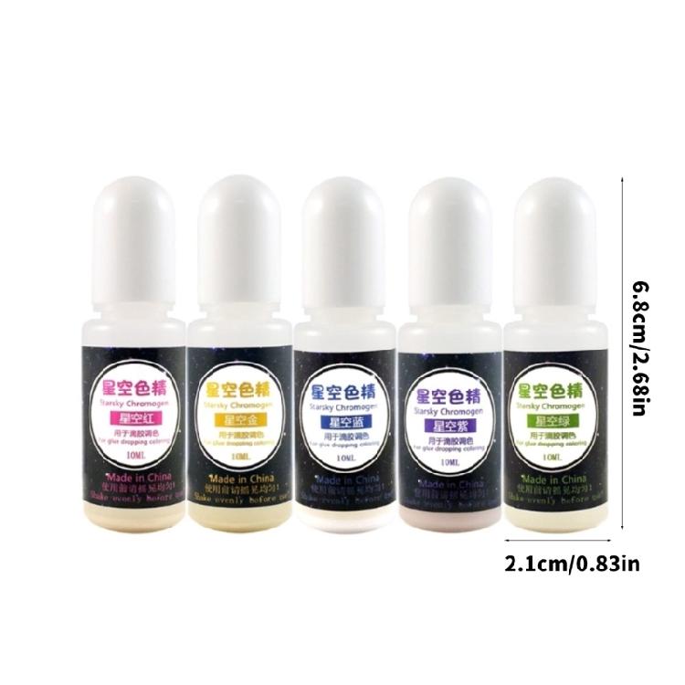 5 Colors Star Sky Colorant UV Resin Pigment Dye DIY Jewelry Making Accessories