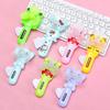 Adorable Cartoon Hand-Crank Mini Fan - Portable Handheld Freebie Gift