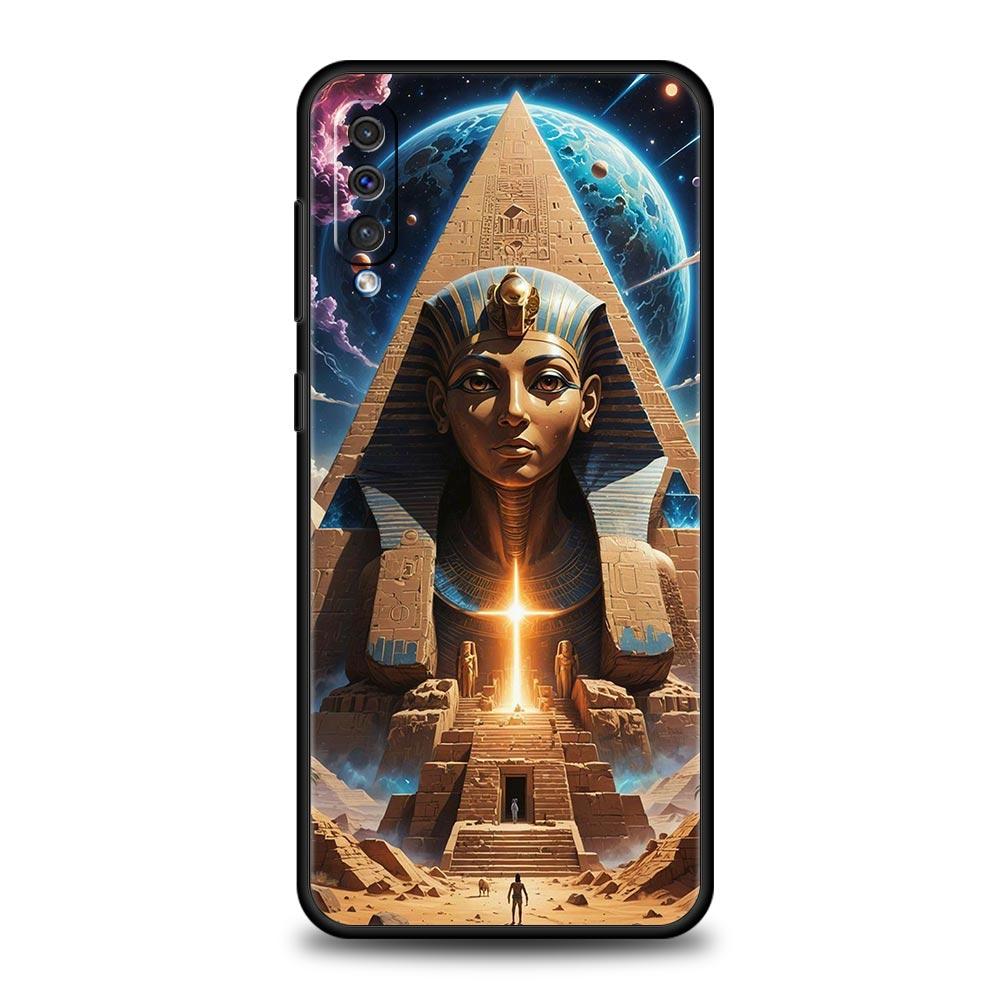 Ancient Egypt Egyptian God Case For Samsung A56 A36 A26 A24 A12 A14 A16 A50 A70 A20E A22 A40 A34 A54 A42 A52 5G A04s A06 Cover