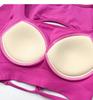 European & American Women's Seamless Sports Top with Built-in Bra & Stylish Back
