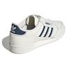 Adidas Originals Continental 80 Stripes H05034 Unisex Low Top Creamwhite Blue Synthetic Leather Retro Sneakers