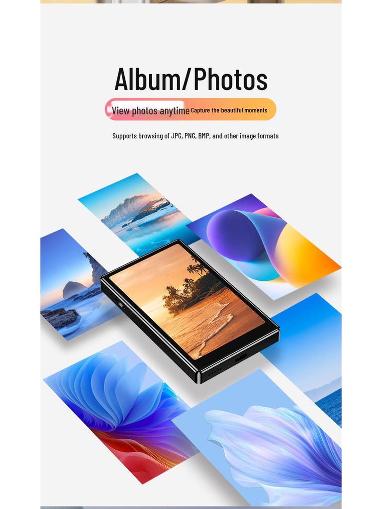 M6 4" Full-Screen MP3/MP4 Player: Portable Music, E-books, Novels