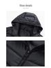 Men's Lightweight Down Vest - Sleeveless, Stand Collar, Short Style, Warm White Duck Down, Autumn/Winter Collection.