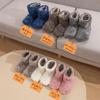 Kumori Room Room Warm Fluffy Winter Indoor Warm Shoes Size Shoes, Moisture-Wicking, Heat-Generating Boots, Slippers, Non-Slip, Boa, Warmth,
