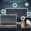Magnetic Selfie Rings Light 360 degrees  Rotatable Phone Camera Light with 8 Color Temperature