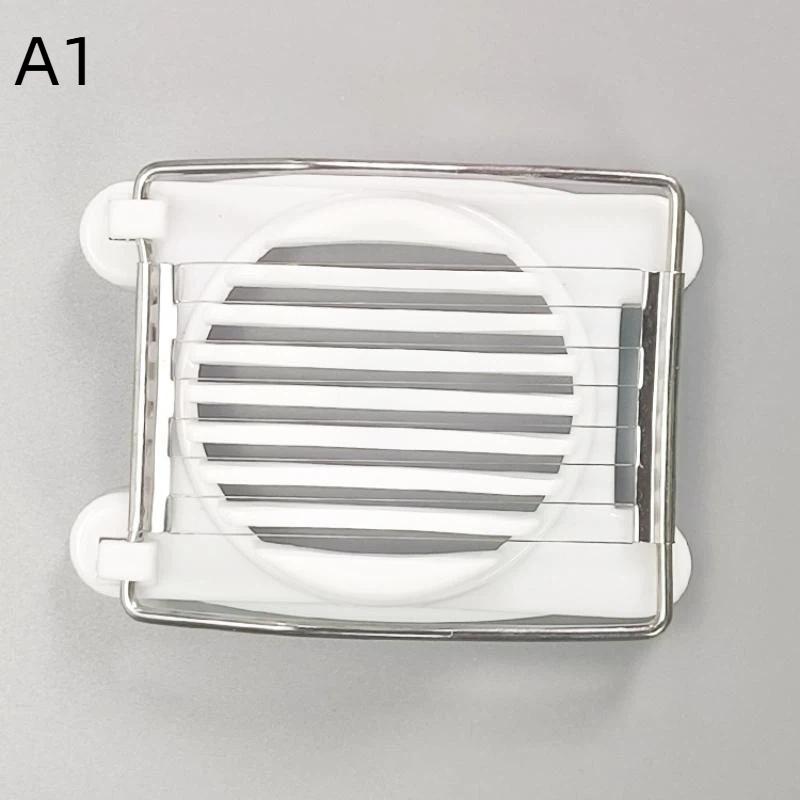 1Pcs Household Stainless Steel Egg Slicer And Divider Single-Use Century Egg Slicer Multifunctional Egg Cutting Tool