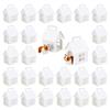 26pcs Paper Cardboard Dog Gift Storage Boxes with Handles and Window House Shape White 10x12x18cm