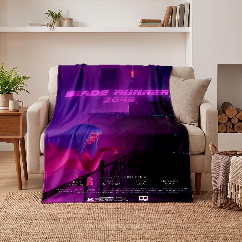 Blade Runner Soft Warm Flannel Blankets Comfortable Blanket for Home Decoration Gifting