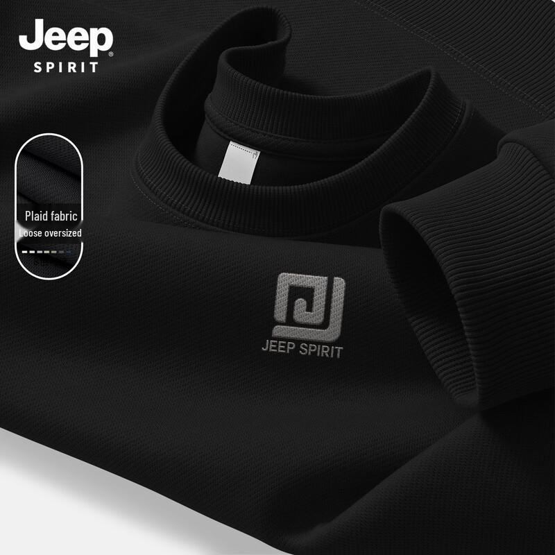 JEEP SPIRIT Men's Loose Fit Pullover Sweatshirt