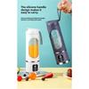 Portable USB-Rechargeable Blender & Juicer - Easy Clean, Perfect for Fruit & Vegetable Drinks, 12 Blades, Dual Motors/10 Blades, Single Motor.