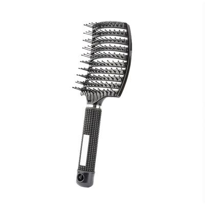 Haarbürste, Kopfhautmassagekamm, Haarbürste mit Borsten und Nylon, für Damen, nasse, lockige Haare, Entwirrungsbürste für Salon, Friseur-Styling-Tools