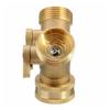 1Pcs 2 Ways Hose Splitter Drip Irrigation Adapter Water Tap Connector  for Outdoor Faucet