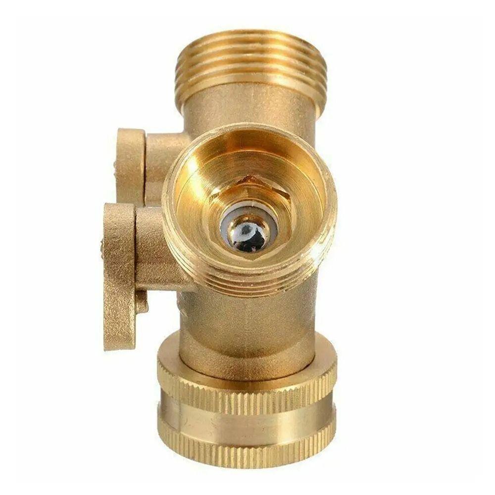 1Pcs 2 Ways Hose Splitter Drip Irrigation Adapter Water Tap Connector for Outdoor Faucet